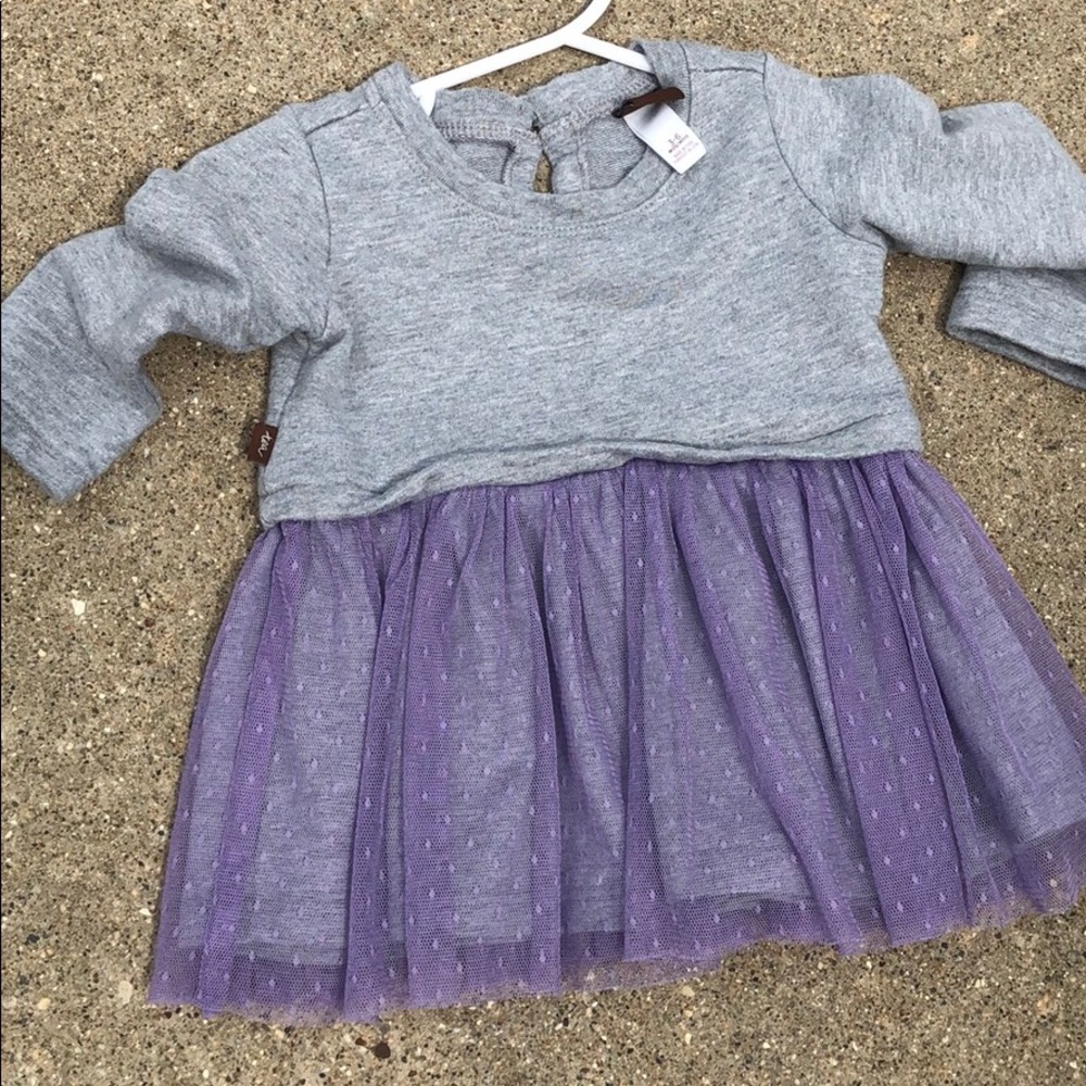 Tea collection sweater tulle top